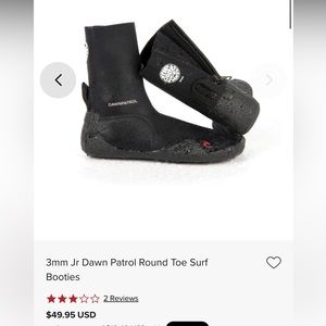Rip Curl 3mm Jr Dawn Patrol Booties